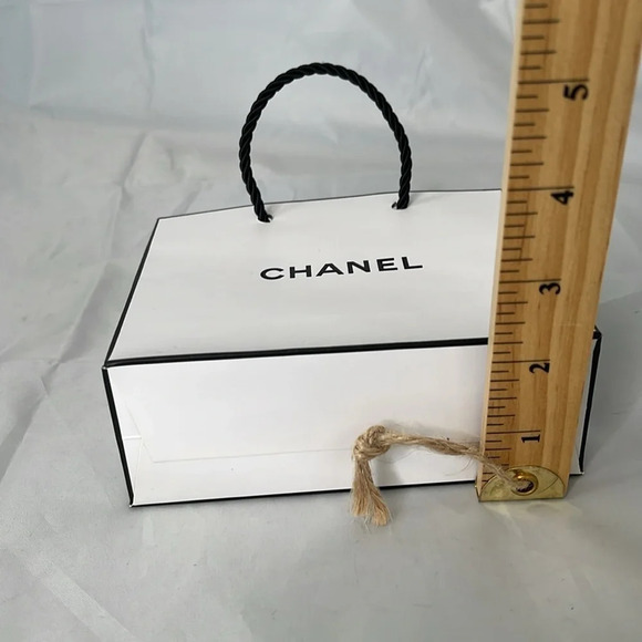 CHANEL Shopping Bag Perfume Size Paper Designer Authentic Mini - Picture 9 of 10